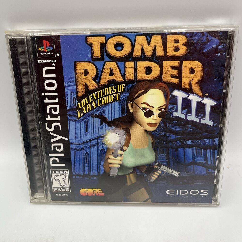 Tomb Raider III: Adventures Of Lara Croft For PlayStation 1 PS1 - Complete